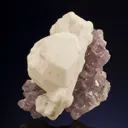 Calcite on Amethyst - image 4