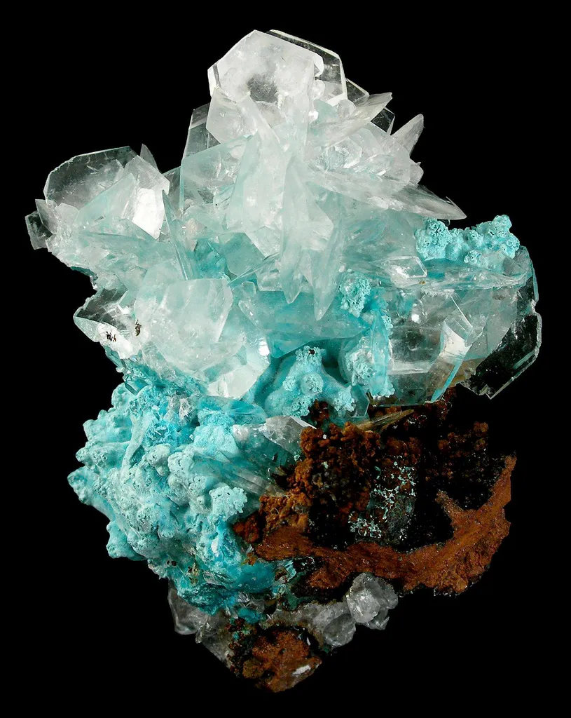 Calcite on Aurichalcite - image 2