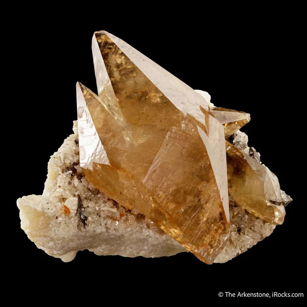 Calcite on Baryte with Sphalerite - image 4