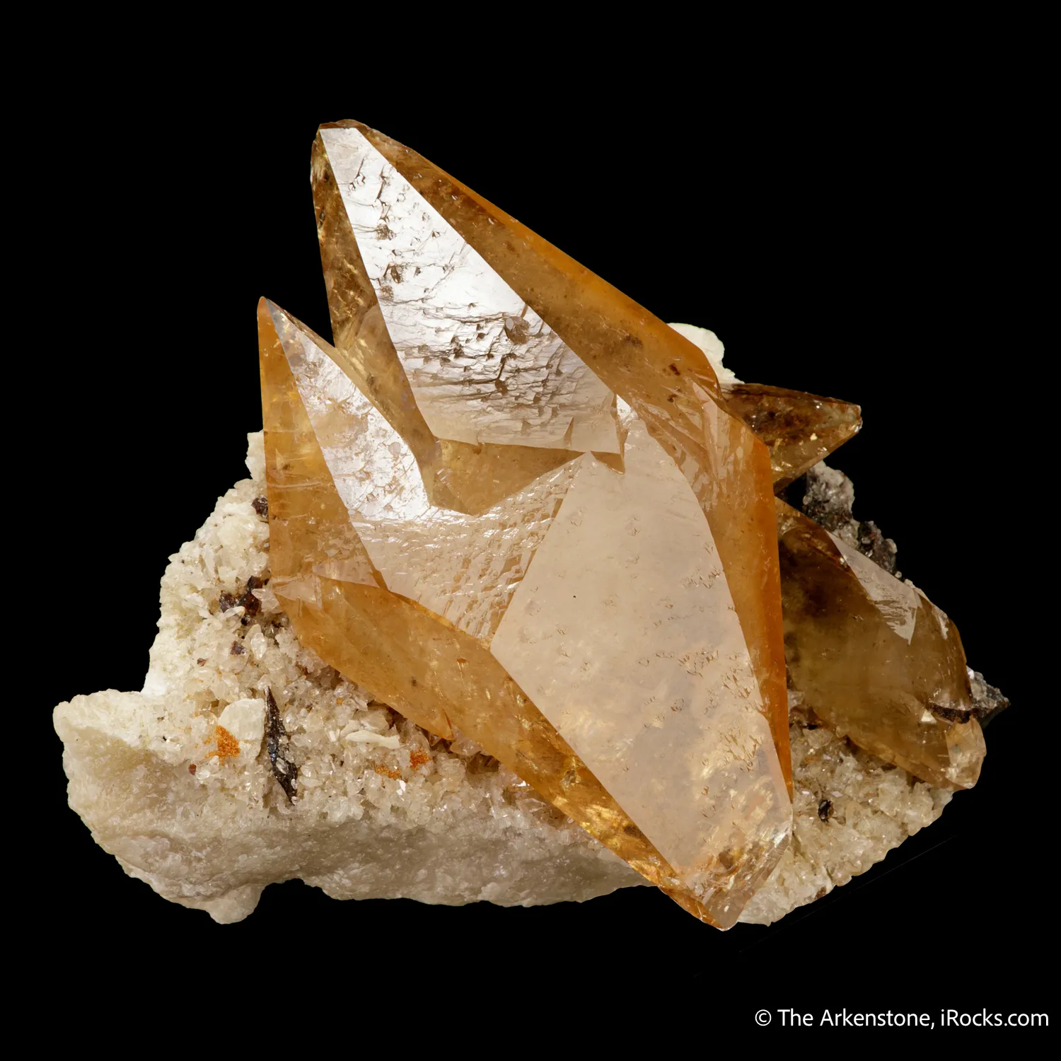 Calcite on Baryte with Sphalerite - image 3