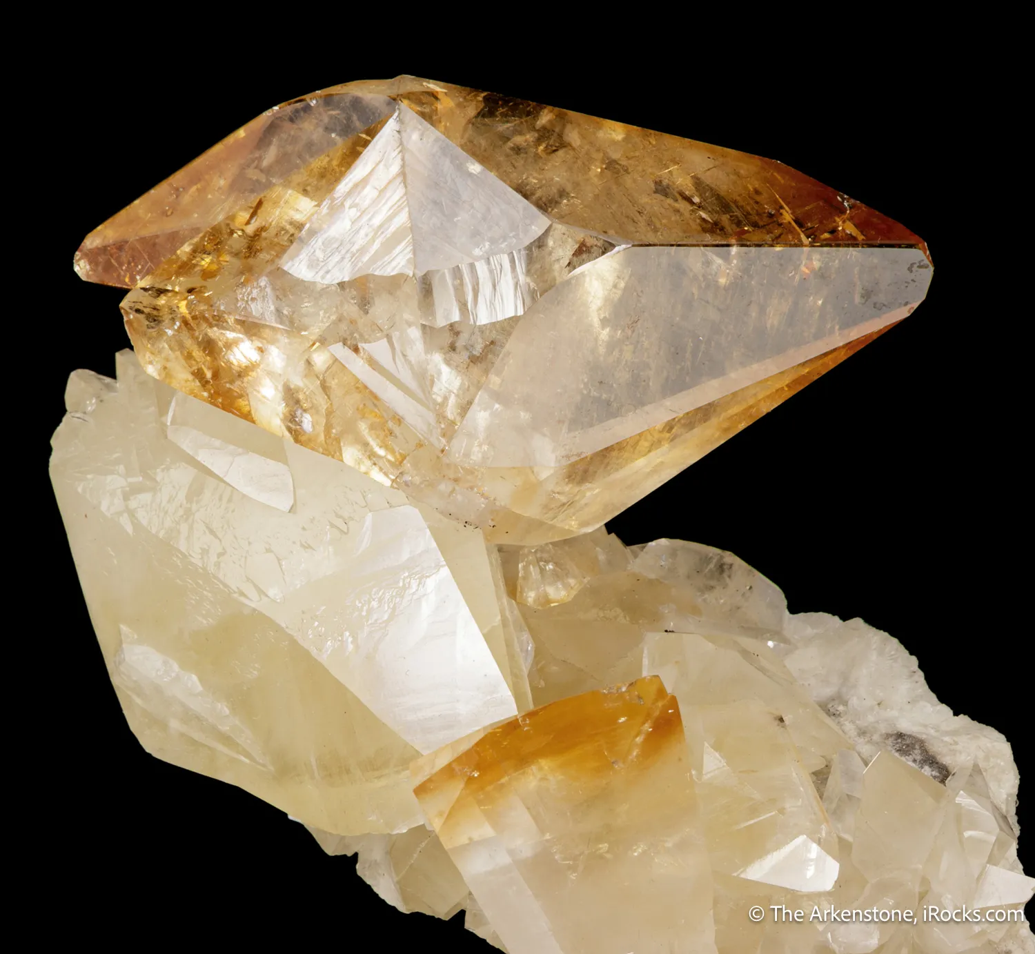 Calcite on Calcite matrix - image 3