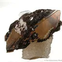 Calcite on Calcite, on Calcite Over Drusy Quartz - image 1
