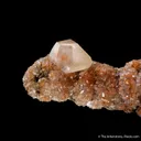 Calcite on Calcite stalactite - image 4