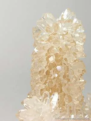 Calcite on Calcite Stalactite - image 2