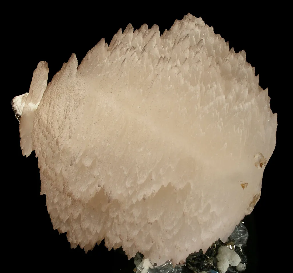 Calcite on Calcite With Fluorite - image 2