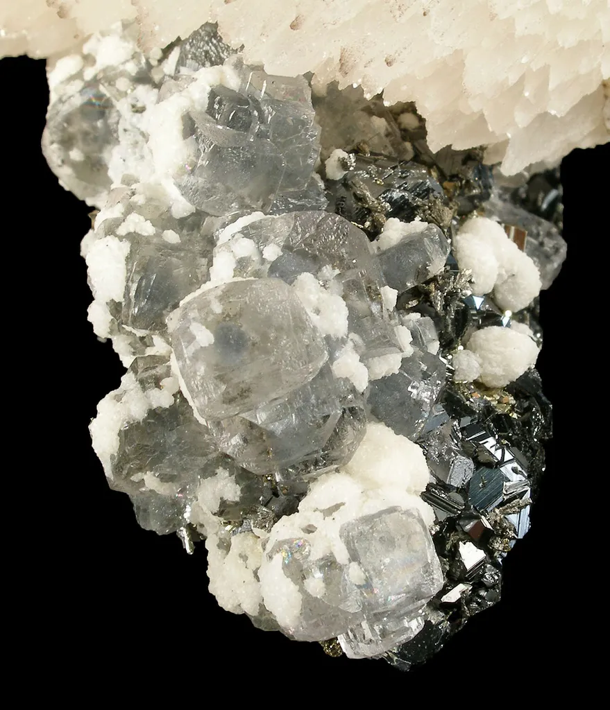 Calcite on Calcite With Fluorite - image 5