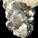 Calcite on Calcite With Fluorite - image 5