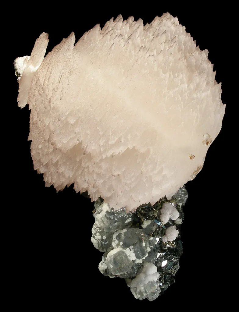 Calcite on Calcite With Fluorite image
