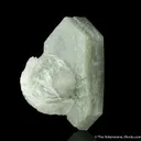 Calcite on Calcite with Hedenbergite (floater) - image 1