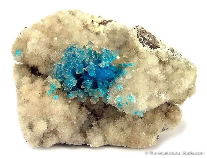 Calcite on Cavansite image