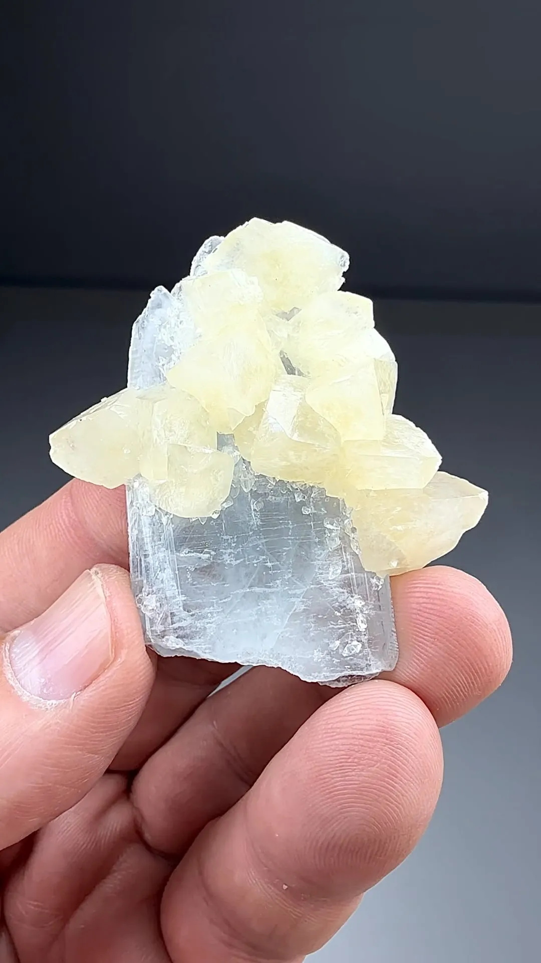 Calcite on Celestine (2120) - image 2