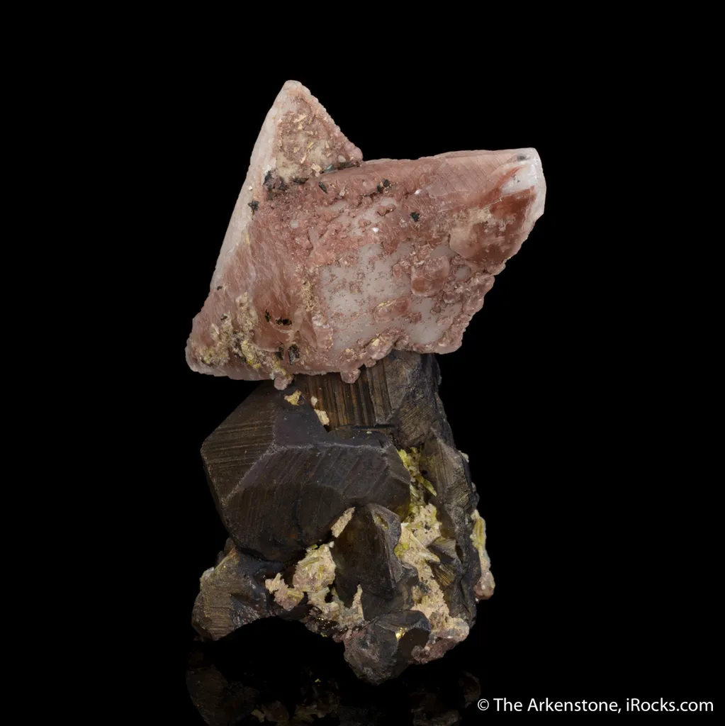 Calcite on Chalcopyrite with Epidote - image 2