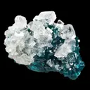 Calcite on Dioptase - image 3