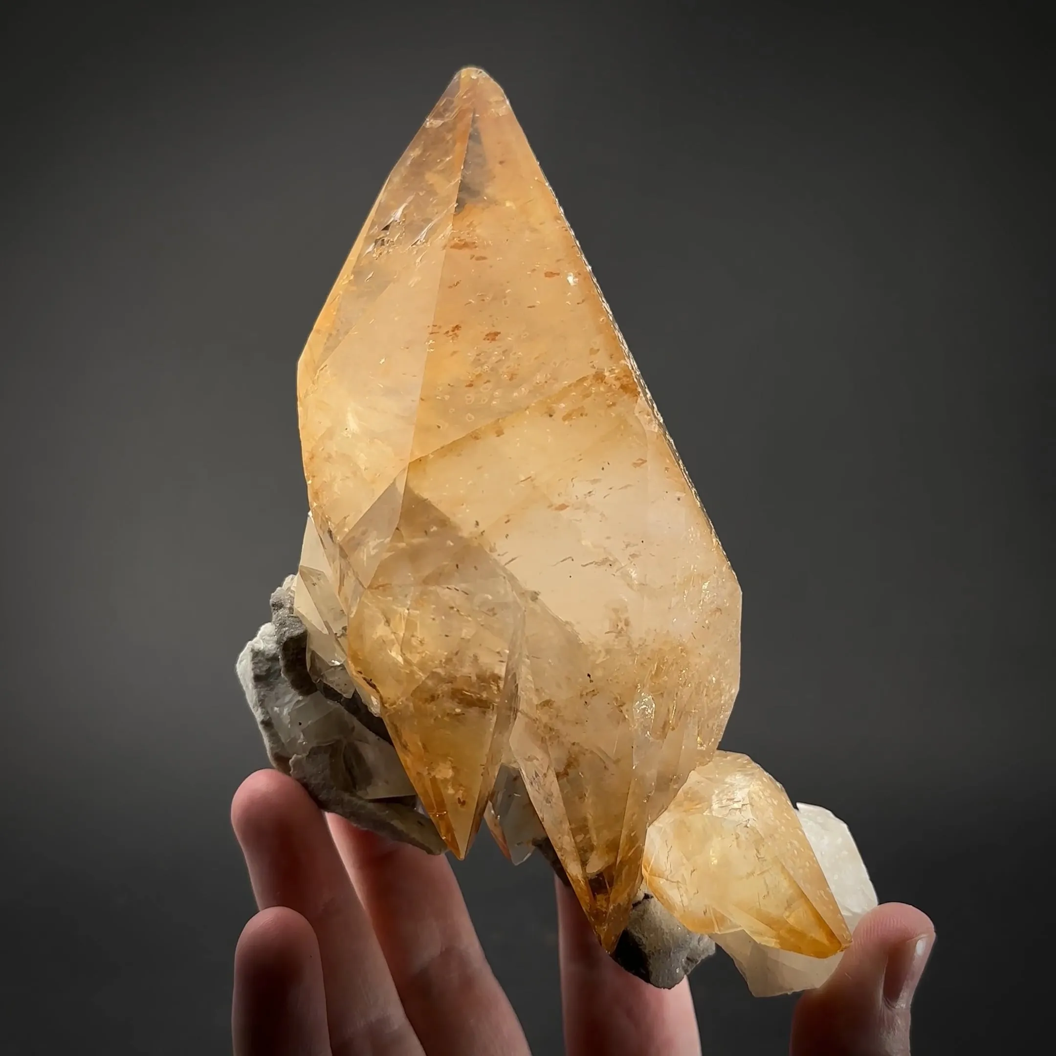 Calcite on Dolomite with Fluorite - image 1