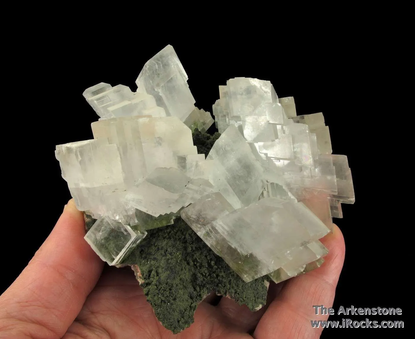 Calcite on Duftite - image 5