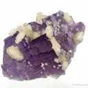 Calcite on Fluorite - image 1