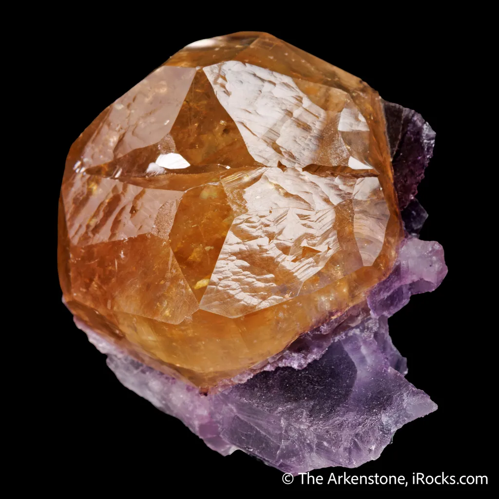 Calcite on Fluorite - image 4
