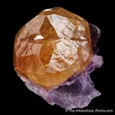 Calcite on Fluorite - image 4
