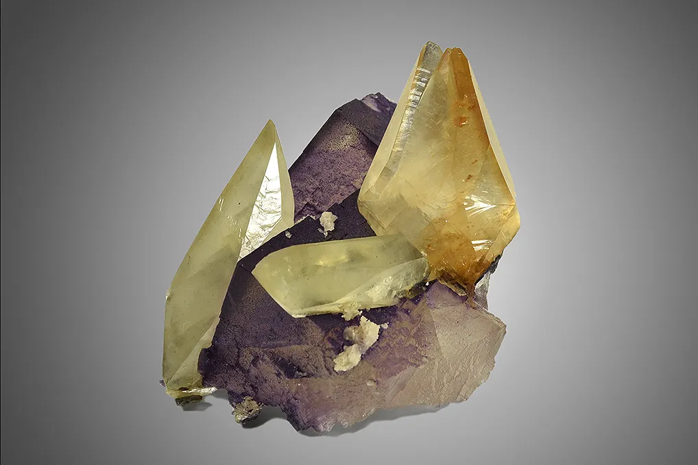 Calcite on Fluorite - image 6