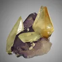 Calcite on Fluorite - image 6