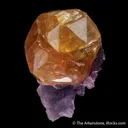 Calcite on Fluorite - image 1
