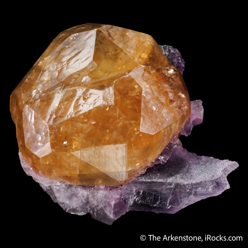 Calcite on Fluorite - image 6