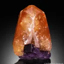 Calcite on Fluorite - image 1
