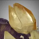 Calcite on Fluorite - image 2