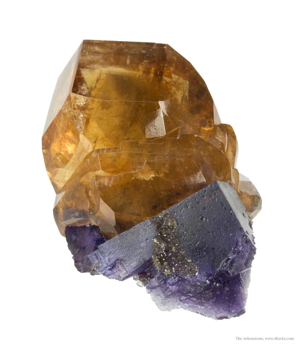 Calcite on Fluorite - image 6
