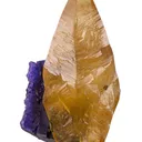 Calcite on Fluorite - image 1