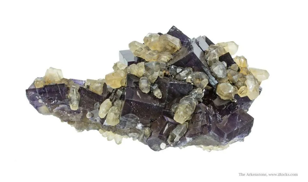 Calcite on Fluorite - image 3