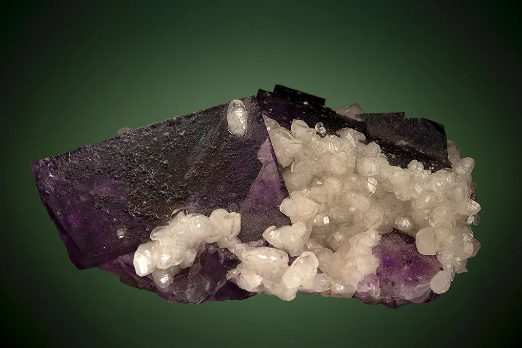 Calcite on Fluorite - image 3