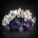 Calcite on Fluorite - image 1