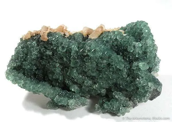 Calcite on Fluorite image