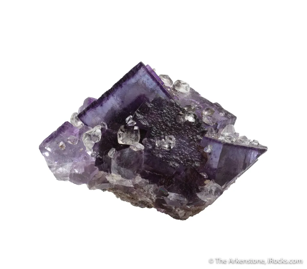Calcite on Fluorite image