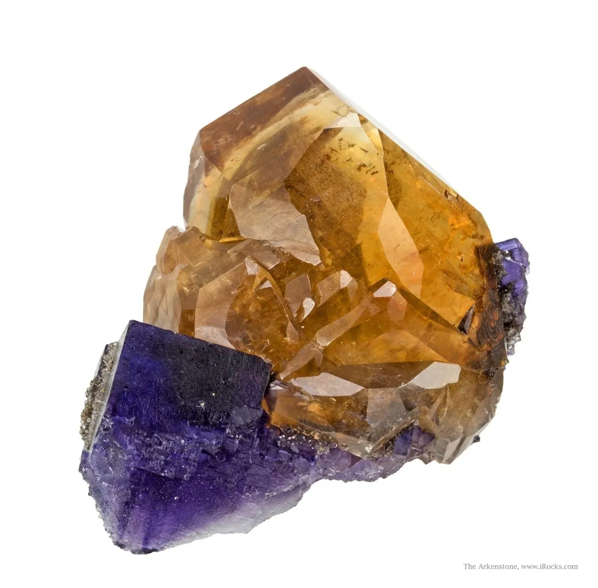 Calcite on Fluorite - image 3