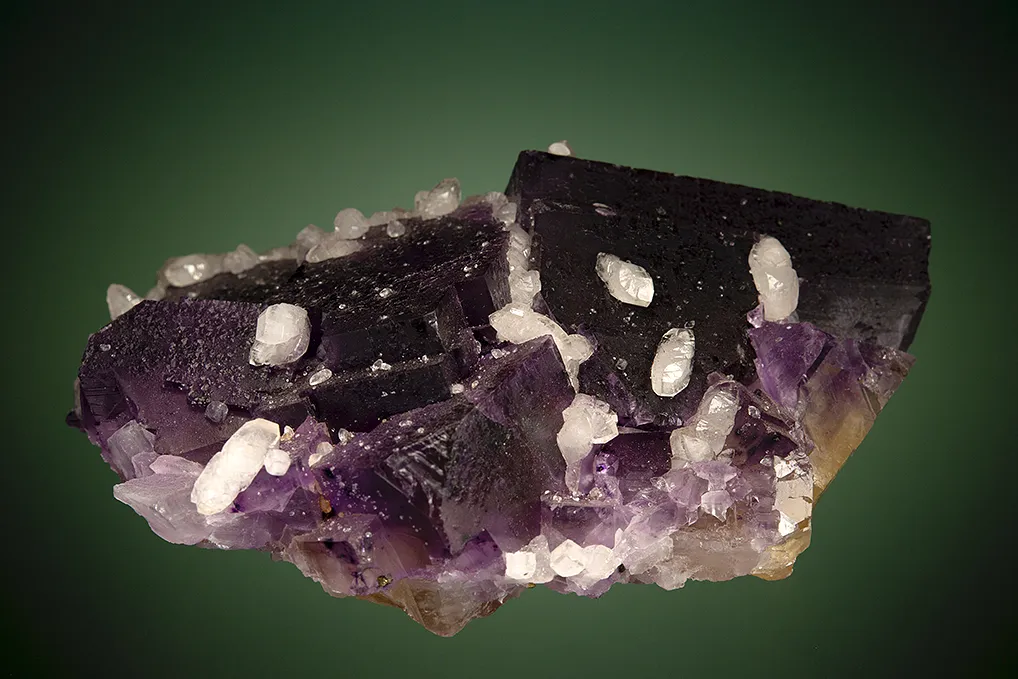 Calcite on Fluorite - image 4