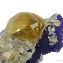 Calcite on Fluorite - image 4