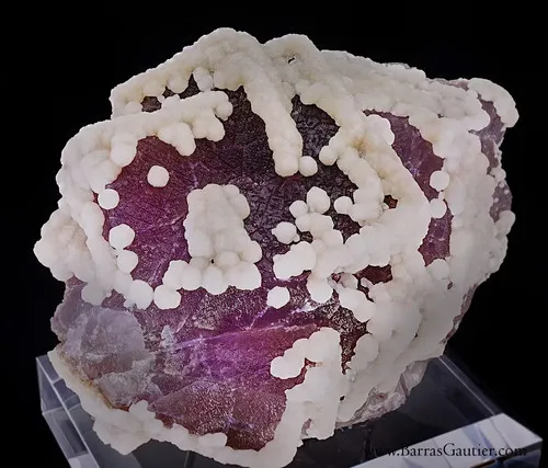 Calcite on Fluorite image