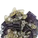 Calcite on Fluorite - image 2