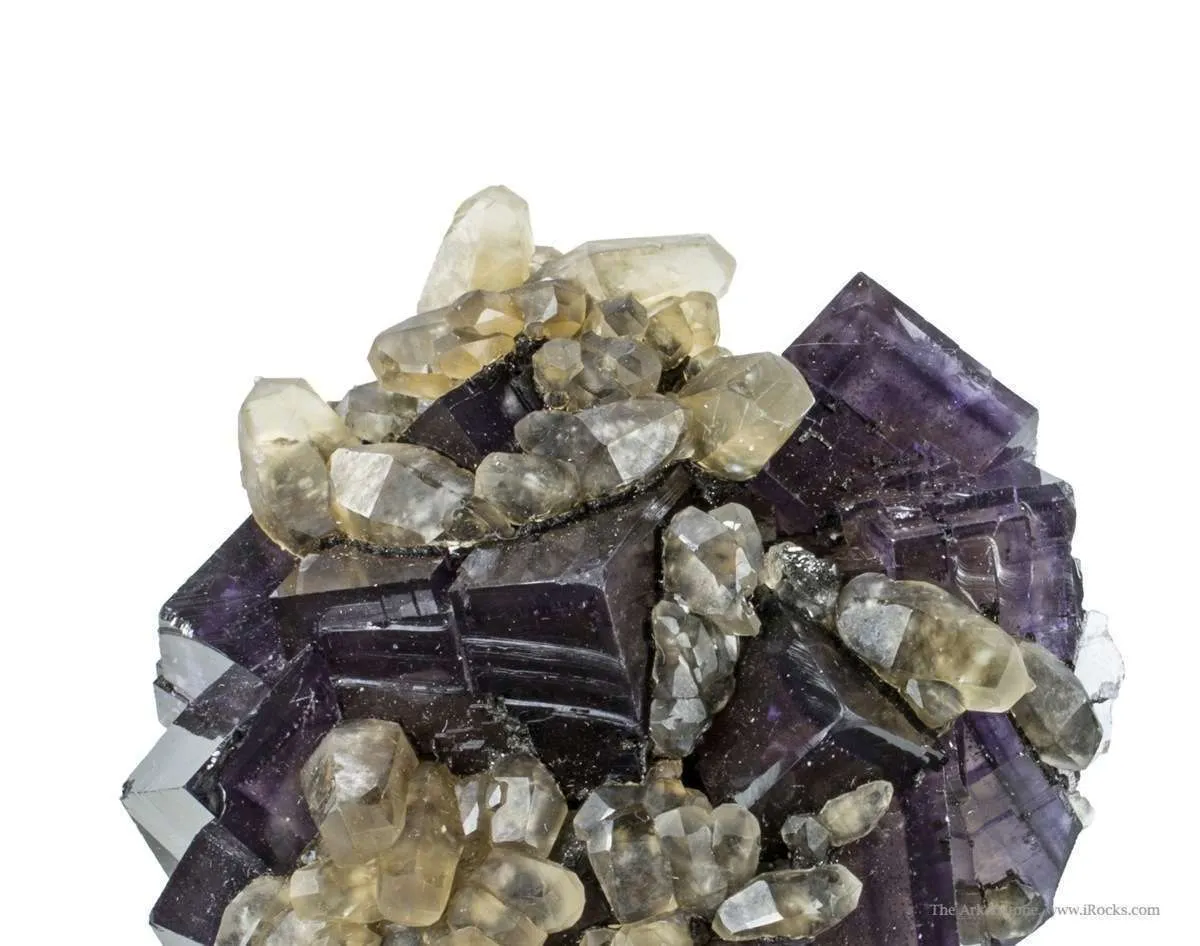 Calcite on Fluorite - image 2