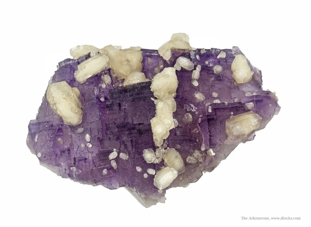 Calcite on Fluorite - image 3