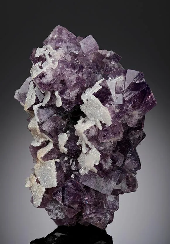 Calcite on Fluorite - image 1