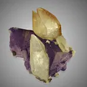 Calcite on Fluorite - image 1