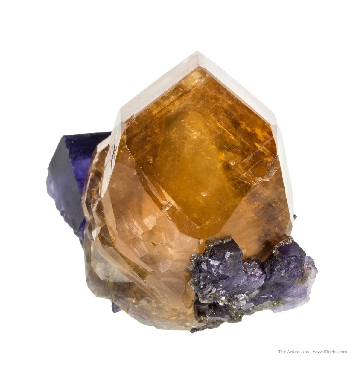 Calcite on Fluorite - image 4