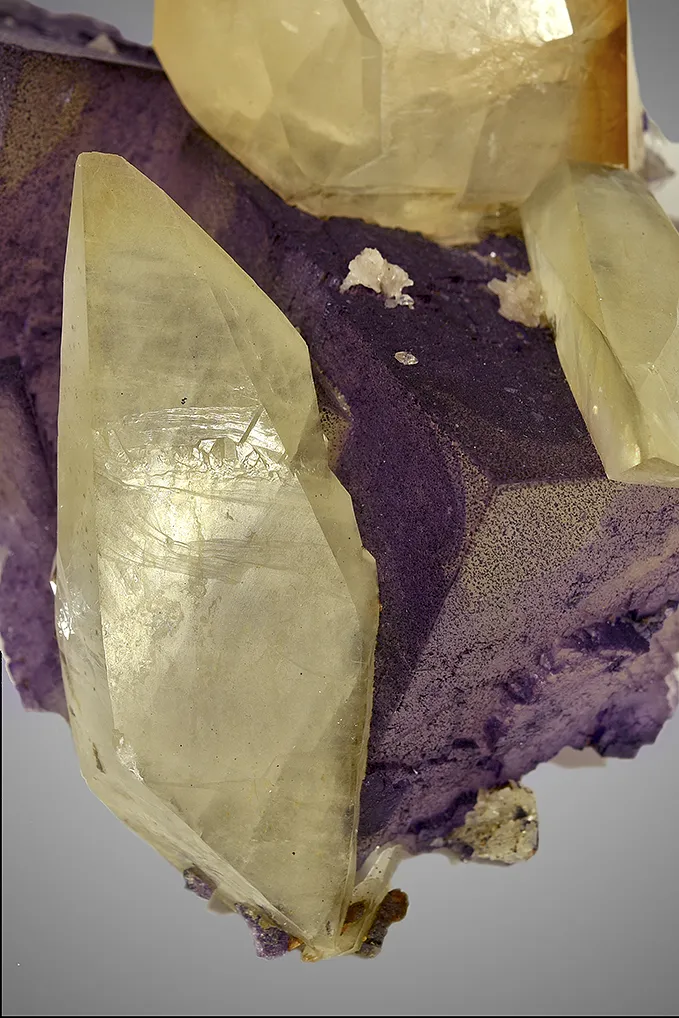 Calcite on Fluorite - image 3