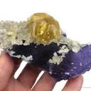 Calcite on Fluorite - image 1