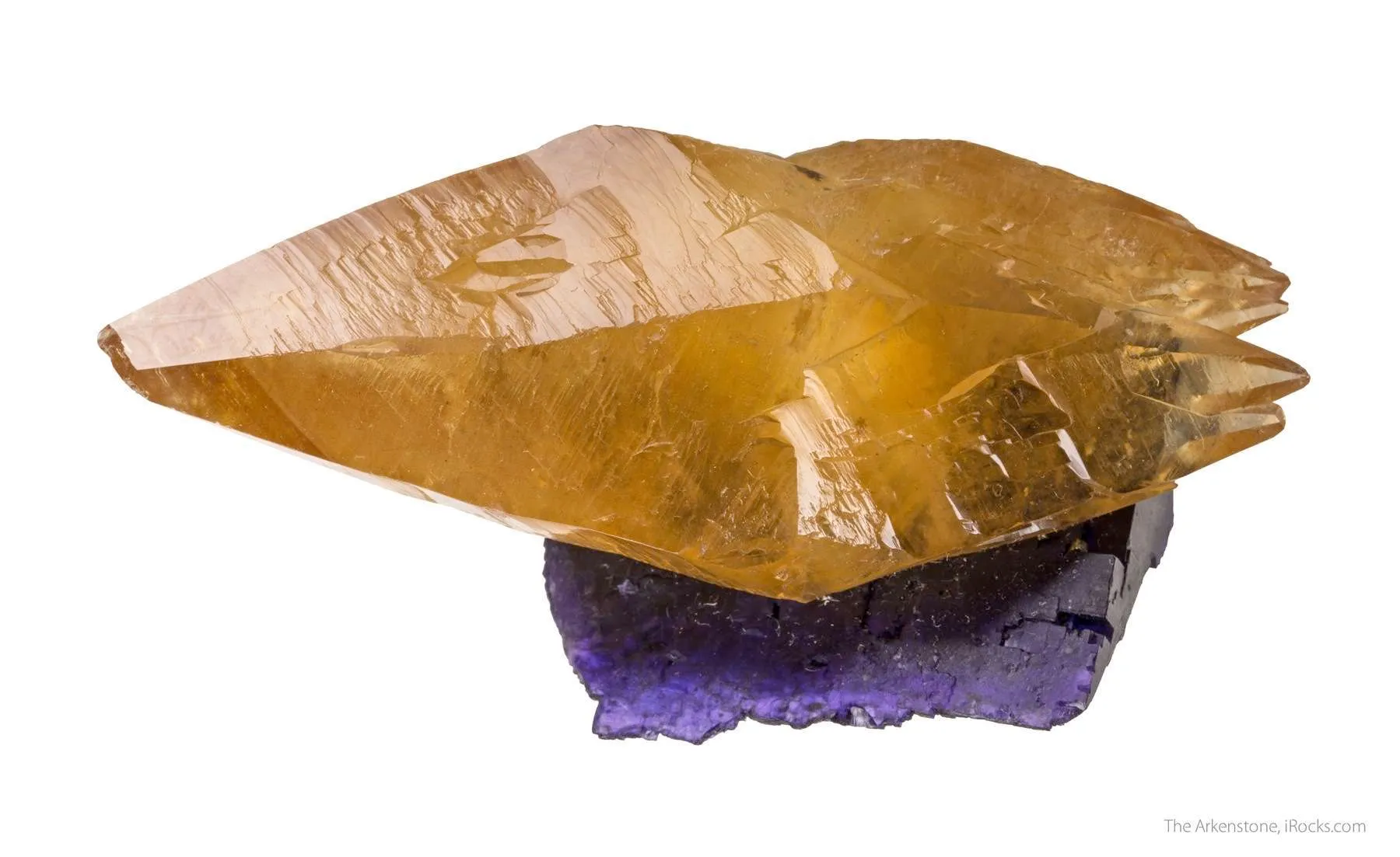Calcite on Fluorite - image 4