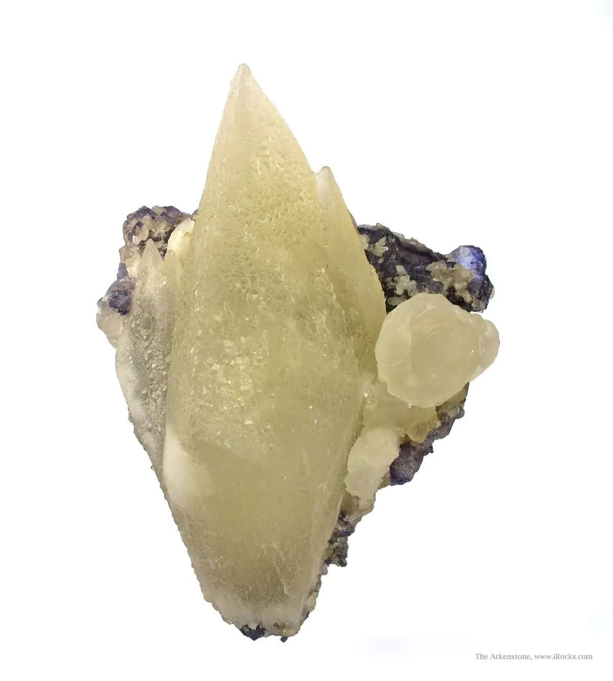 Calcite on Fluorite - image 6