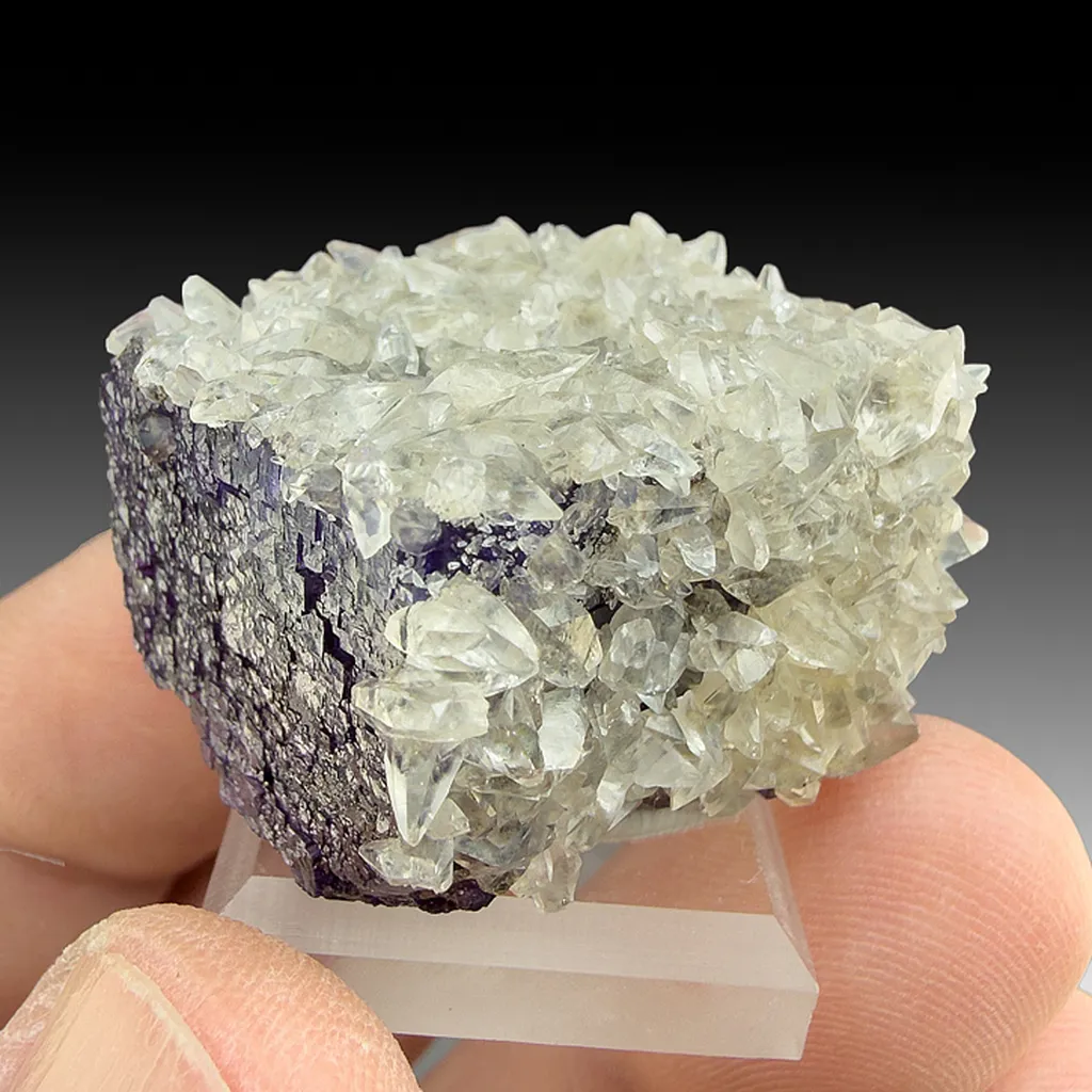 Calcite on Fluorite image